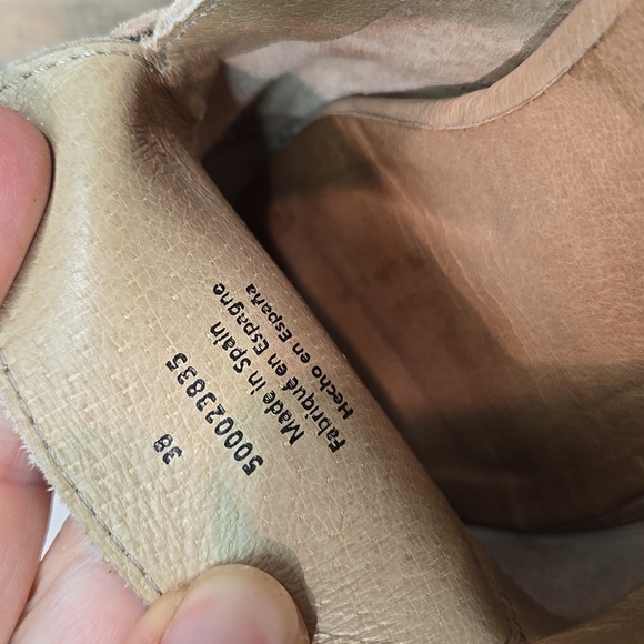 Free People Women's Taupe Tan Loafers Slip On Shoes Sz 38/7 - Picture 6 of 11